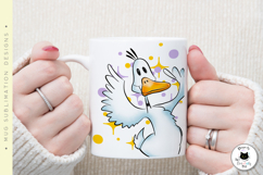 Funny Duck Lover Christmas Mug Wrap Product Image 3