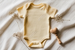 Purple tshirt with autumn decor mockup Product Image 1