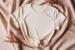 Lilac baby onesie with toy mockup Product Image 1