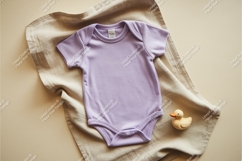 Blue tshirt on sweater mockup Product Image 1