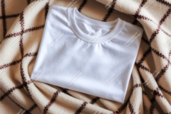 Gray baby onesie in crib mockup Product Image 1