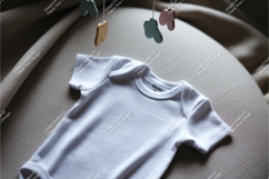 Purple tshirt with slippers mockup Product Image 1