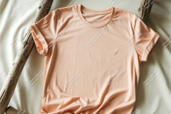Baby blue onesie with toy mockup Product Image 1
