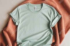 Baby onesie with booties mockup Product Image 1