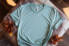Sage green tshirt mockup Product Image 1