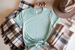 Mint tshirt with scarf mockup Product Image 1