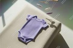 Baby bodysuit with mobile shadow mockup Product Image 1