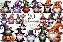Halloween Gnome Sublimation Clipart Product Image 1
