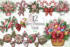 Merry Christmas Candy Sublimation Product Image 1
