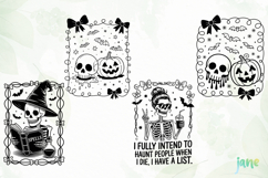 Halloween Coquette Frame SVG PNG Product Image 1
