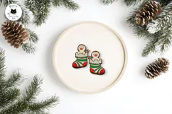 Cute Duck Earrings | Christmas Stud Earrings Laser Cut Product Image 2