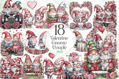Valentine Gnome Couple Sublimation Product Image 1