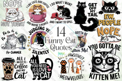Funny Cat Quotes Sublimation Product Image 1