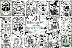 Halloween Coquette Frame SVG PNG Bundle Product Image 1