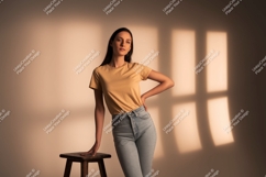 Woman wearing casual clothing fashion Product Image 1