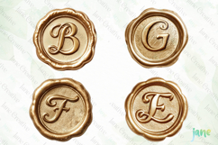 Gold Wax Stamp Letter Clipart Product Image 1