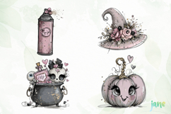 Whimsical Halloween Clipart Sublimation Product Image 1