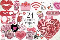Valentine Clipart Sublimation Product Image 1