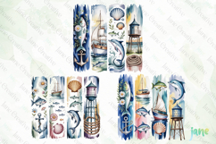 Fisherman Brushstroke Clipart Product Image 1