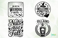 Halloween Vintage Sign SVG Product Image 1