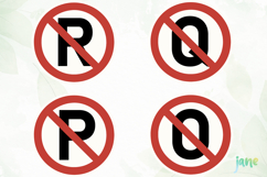 Sign Alphabet SVG PNG Sublimation Product Image 1