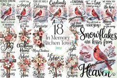 In Memory Kitchen Towel Sublimation Bundle Product Image 1