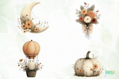 Vintage Fall Ghost Sublimation Product Image 1
