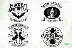 Halloween Vintage Sign SVG Product Image 1