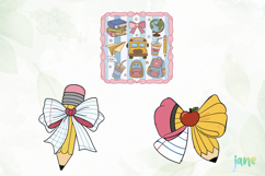 Teacher Coquette Bows SVG PNG Product Image 1