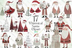 Whimsical Santa Clipart Sublimation Product Image 1
