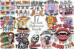 Sarcastic Halloween PNG Bundle Product Image 1