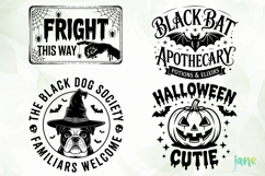 Halloween Vintage Sign SVG Product Image 1