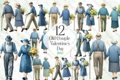 Old Couple Valentine’s Day Sublimation Product Image 1