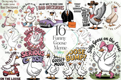 Funny Goose Meme Sublimation Clipart Product Image 1