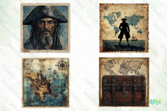 Nautical Vintage Stamp Sublimation Product Image 1