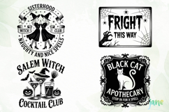 Halloween Vintage Sign SVG Product Image 1