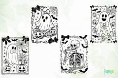 Halloween Coquette Frame SVG PNG Product Image 1