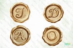 Gold Wax Stamp Letter Clipart Product Image 1