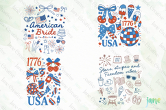 Coquette Bow 4th Of July Svg Product Image 1