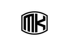MK logo design Product Image 1