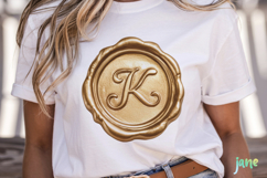 Gold Wax Stamp Letter Clipart Product Image 2