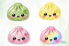 Glitter Dumpling Clipart Product Image 1