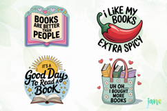 Girly Bookish PNG Product Image 1
