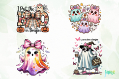 Cute Ghost Halloween Png Clipart Product Image 1
