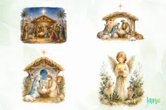 Christian Christmas Png Clipart Product Image 1