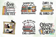 Book lovers SVG PNG Sublimation Bundle Product Image 2