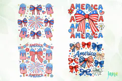 Coquette 4th of July Png Clipart Product Image 1