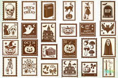Halloween Postage Stamp SVG Product Image 7