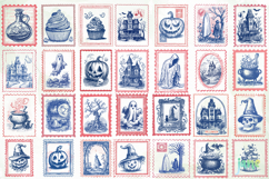 Retro Spooky Halloween Stamp Sublimation Product Image 6
