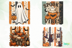 Striped Halloween PNG Clipart Product Image 1